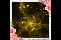 42 New Gold Bokeh and Glitter Papers Digital Papers Product Image 6