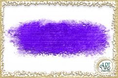 Brush Strokes in Violet Glitter - Digital Clipart 24 of beautiful PNG files Product Image 18