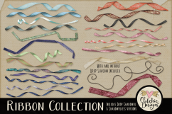 Curled Ribbon Clipart Collection Product Image 2