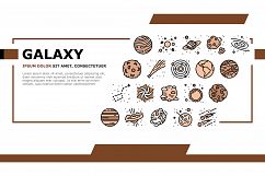 Galaxy System Space Landing Header Vector Product Image 1