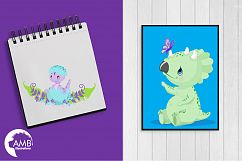Baby Dinosaurs clipart, graphics, illustrations AMB-2418 Product Image 4