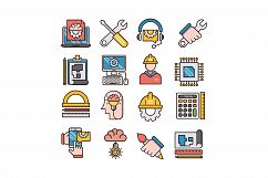 Engineering icons set Product Image 1