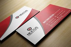 Red Business Card Product Image 2
