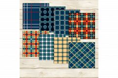 24 Princess Plaid Digital Papers, Tartan, Gingham, Check Product Image 8