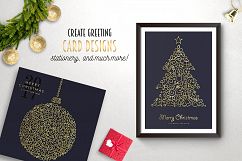 Christmas Gold Line Art Set Product Image 2