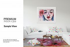 Throw Pillows Carpet &amp; Frames Set Product Image 11