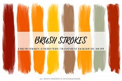 Halloween Brush Strokes,Autumn Brush Product Image 1