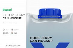 10L HDPE Jerry Can Mockup Product Image 6