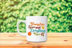 Pumpkin Spice SVG - Fall SVG Cut File - DXF EPS PNG JPG PDF Product Image 3