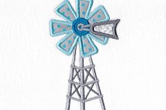 African Windmill Appliqué Machine Embroidery Download Product Image 6