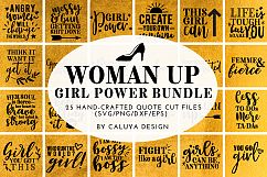 Woman Up Girl Power SVG Cut File Bundle Product Image 1