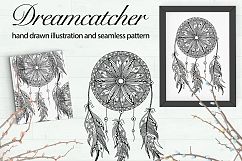 Dreamcatcher illustration and pattern Product Image 1