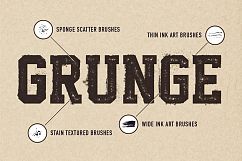60+ Grunge Illustrator Brushes Product Image 3