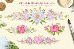 Floral Design Pack (watercolor &amp; pastel) Product Image 3
