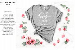 Bella Canvas T-Shirt Mockup Spring Summer Mega Bundle Product Image 5