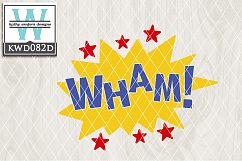Comic Book Bubbles Cutting Files KWD082D Product Image 1
