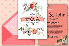 Double Sided Wedding Invitation Card Product Image 2