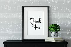 Music note. Seamless pattern. Sheet music. Template. Musical score Product Image 4