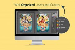 Summer Boat Party Flyer Template Product Image 2