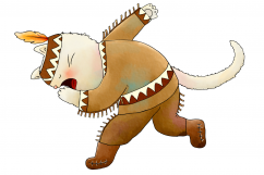 Native Indian Cats | CLIP ART | 7 PNG/JPEG illustrations Product Image 7