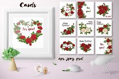 Roses – Vector Cards Product Image 1