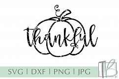 Grunge SVG, Thankful Pumpkin SVG Product Image 2