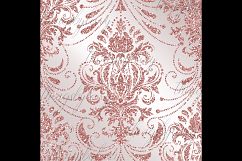 42 Pale Pink Peach Glitter Seamless Damask Ornament Overlays Product Image 4