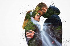 Double Exposure Photoshop Action Product Image 3