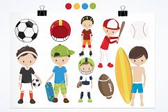 Sport Boys graphics and illustrations Product Image 2