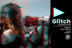 Glitch Photoshop Action Product Image 2