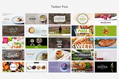 Food Social Media Banners Product Image 6
