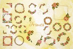 Gortenzia PNG watercolor flower set Product Image 5