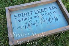 Spirit Lead Me Where My Trust Is Without Borders  Product Image 2