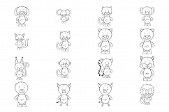 Cute Team | Animals clipart creator  Product Image 3
