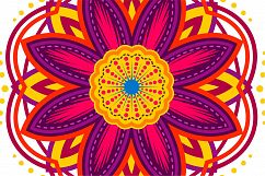 Colorful Mandala Abstract Geometric Product Image 4