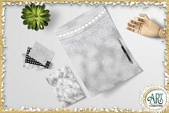 Pearl White glitter DIGITAL PAPERSSeamless,BORDERS,OVERLAY Product Image 8