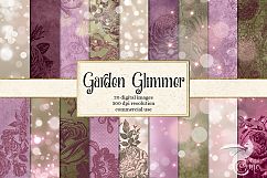 Garden Glimmer Digital Paper Product Image 1