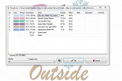 Baby It&#039;s Cold Outside ~ Machine Embroidery Design in 2 sizes Product Image 4