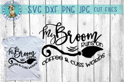 My Broom runs on BUNDLE - Halloween - Witch - SVG Cut file Product Image 7