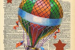 Vintage Dictionary Art Print Collection - 24 Art Prints Product Image 5