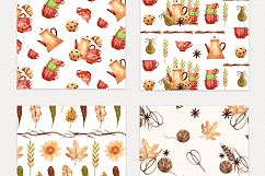 Watercolor Autumn Hedgehogs Product Image 4