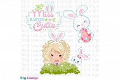 Easter Bunny SVG Cut File Product Image 1