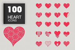 Heart Vector Icons Set Product Image 2