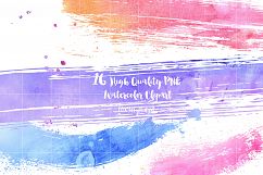Watercolor Brush Strokes Clip Art Product Image 2