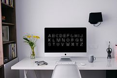 Linear designer creative font Product Image 3