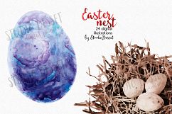 Easter Nest - Watercolor Illustrations Product Image 6