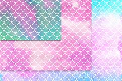 Watercolor Mermaid Patterns - Pack #3 Product Image 3