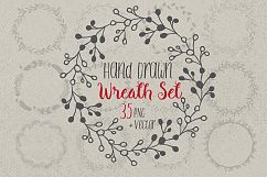 Hand drawn wreaths and frames Product Image 1