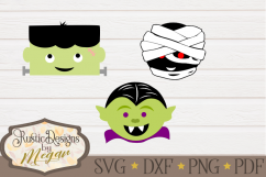 Mini Monsters svg, Halloween svg, Mummy svg, DXF Product Image 1