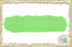 Lime Green Glitter Greenery Digital Clipart Brush Stroke - 24 of beautiful PNG files Product Image 3